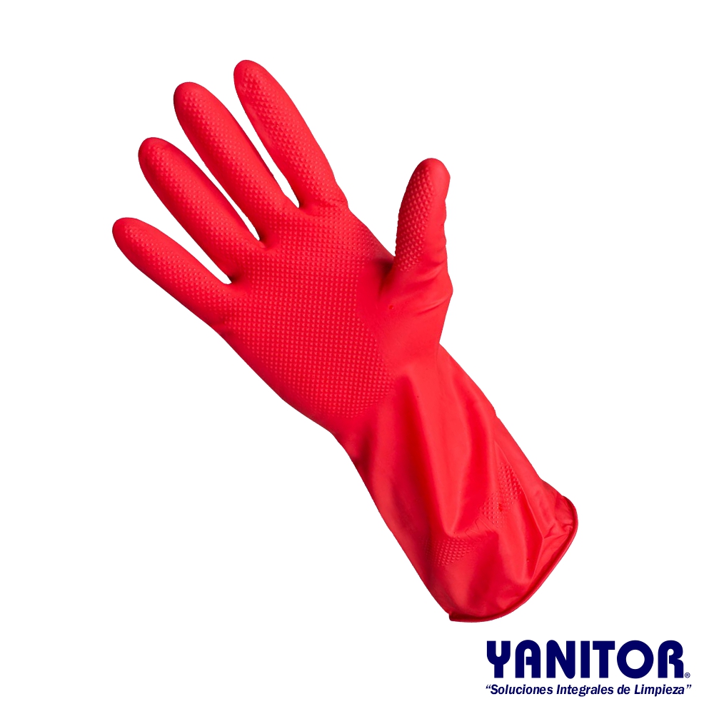 Guantes de Natural Mediano 8 Rojo